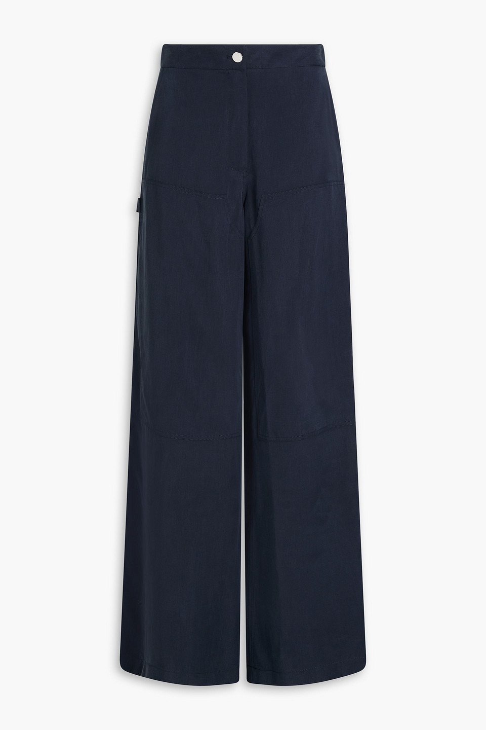 Theory Cargo Wide Leg Pants In Nocturnal Navy