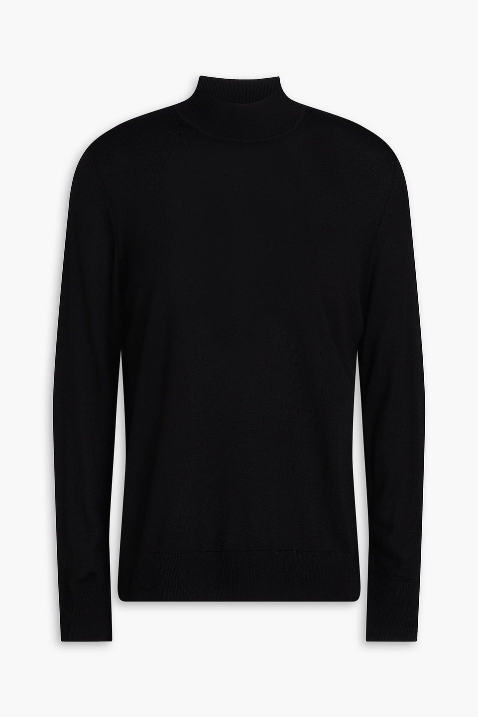 Theory Wool-blend Sweater In Schwarz