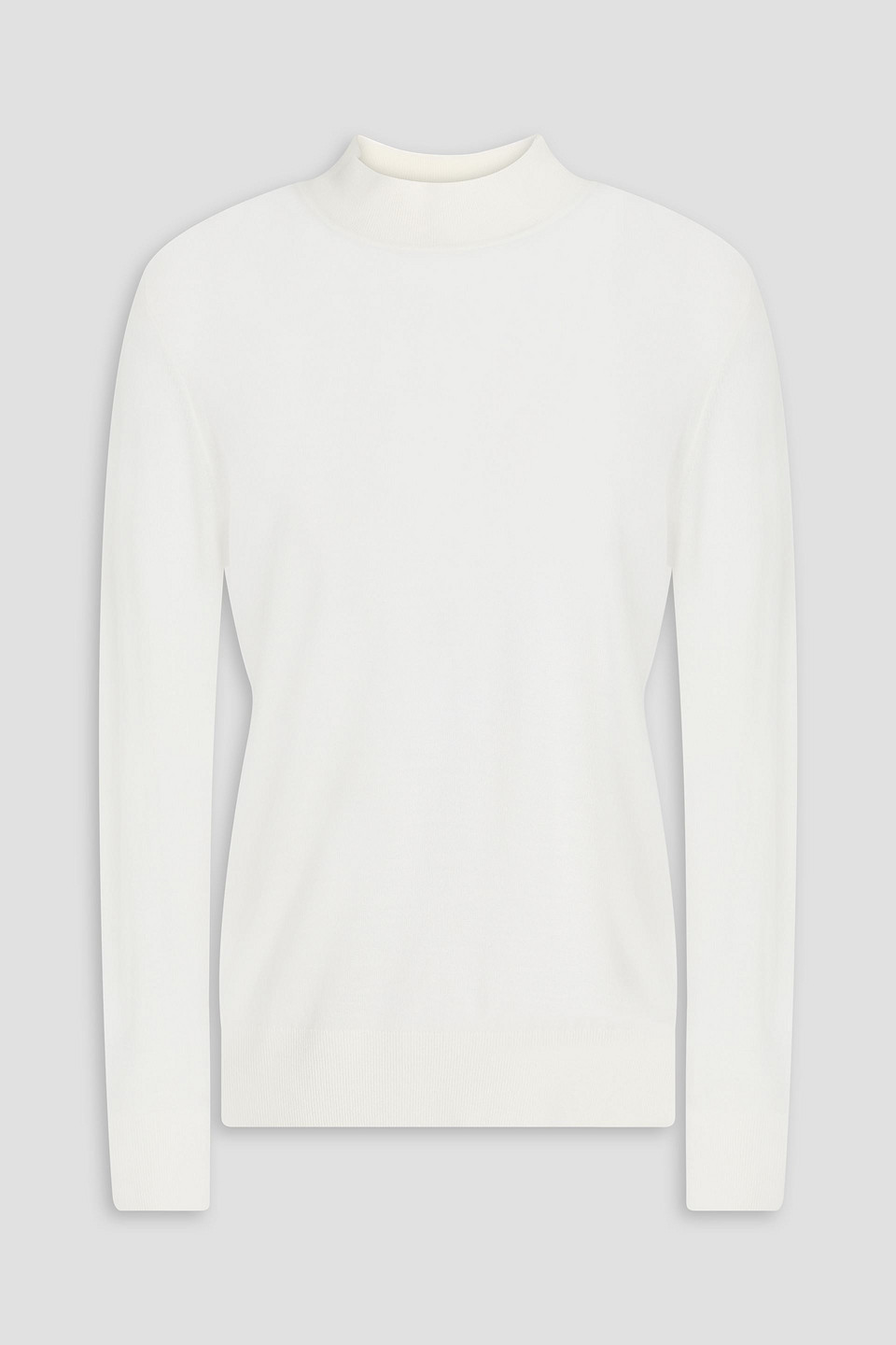 Theory Wool-blend Sweater In Elfenbein