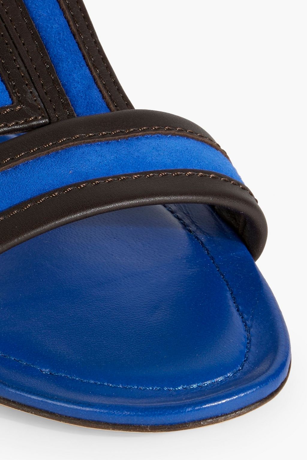 TOD'S Suede and leather sandals