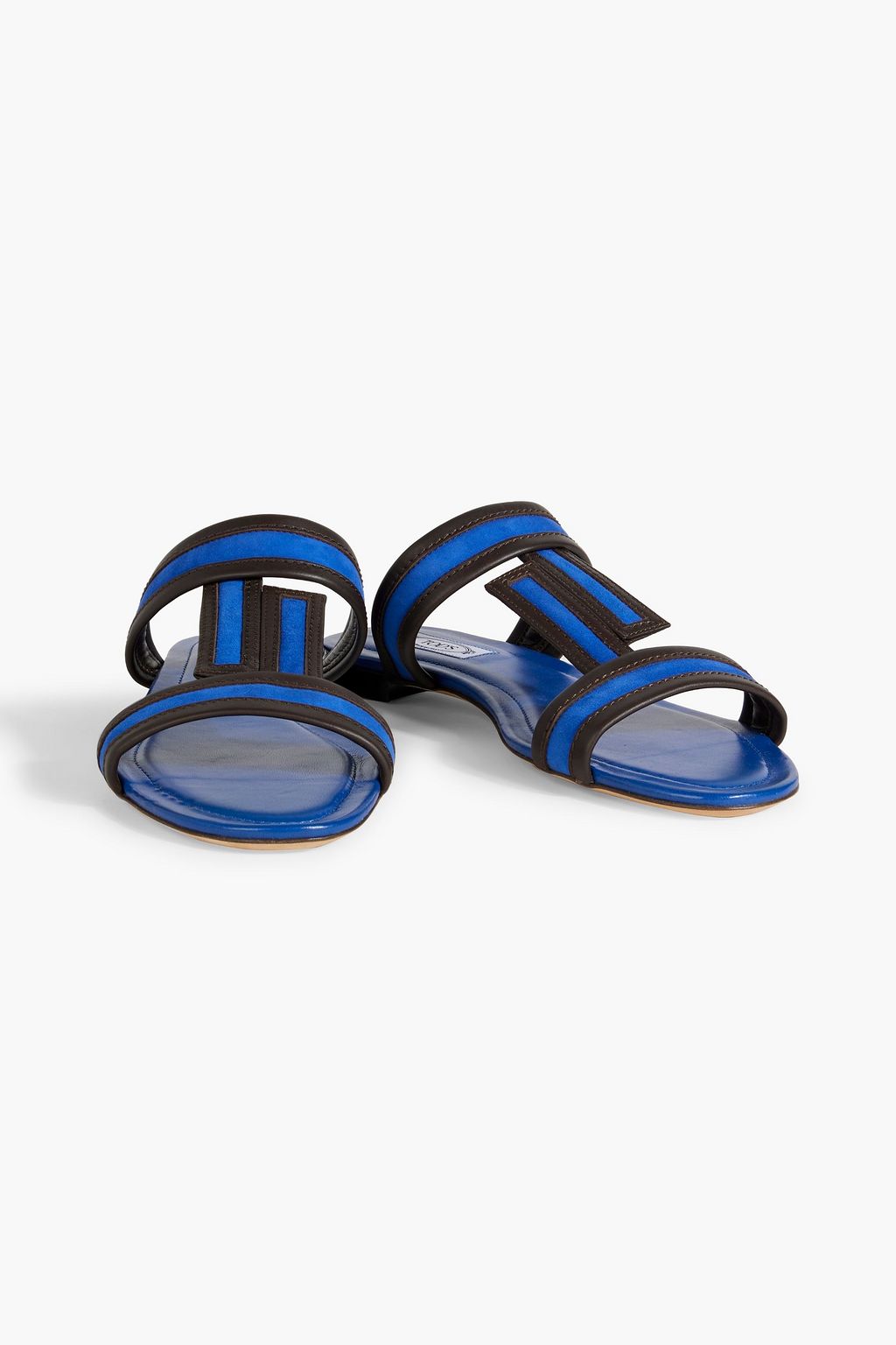 TOD'S Suede and leather sandals