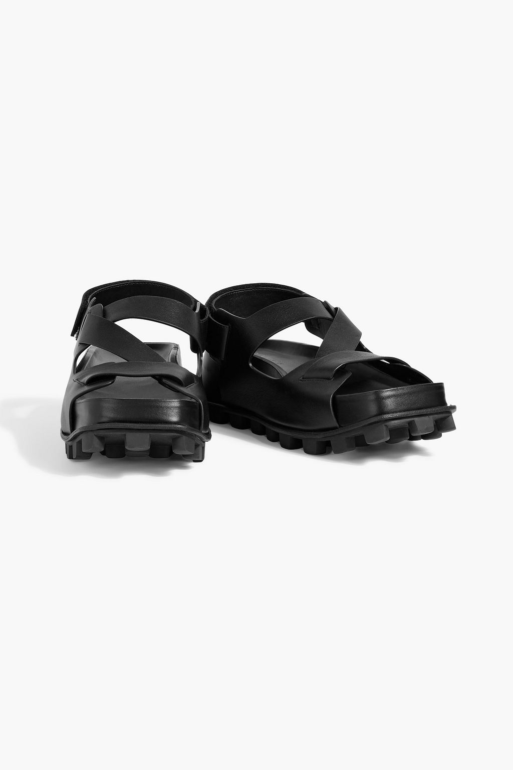 TOD'S Leather slingback sandals