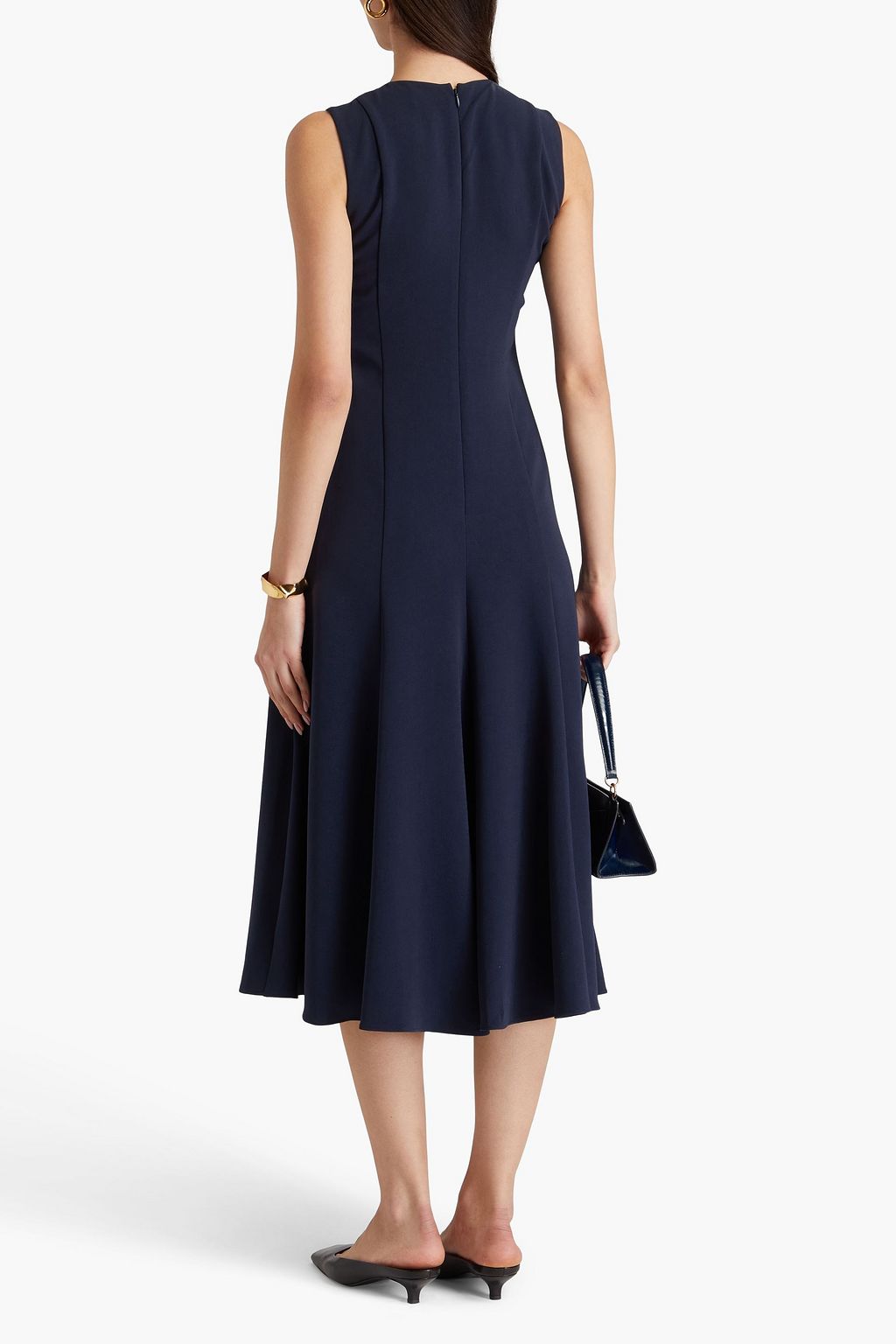 THEORY Crepe midi dress