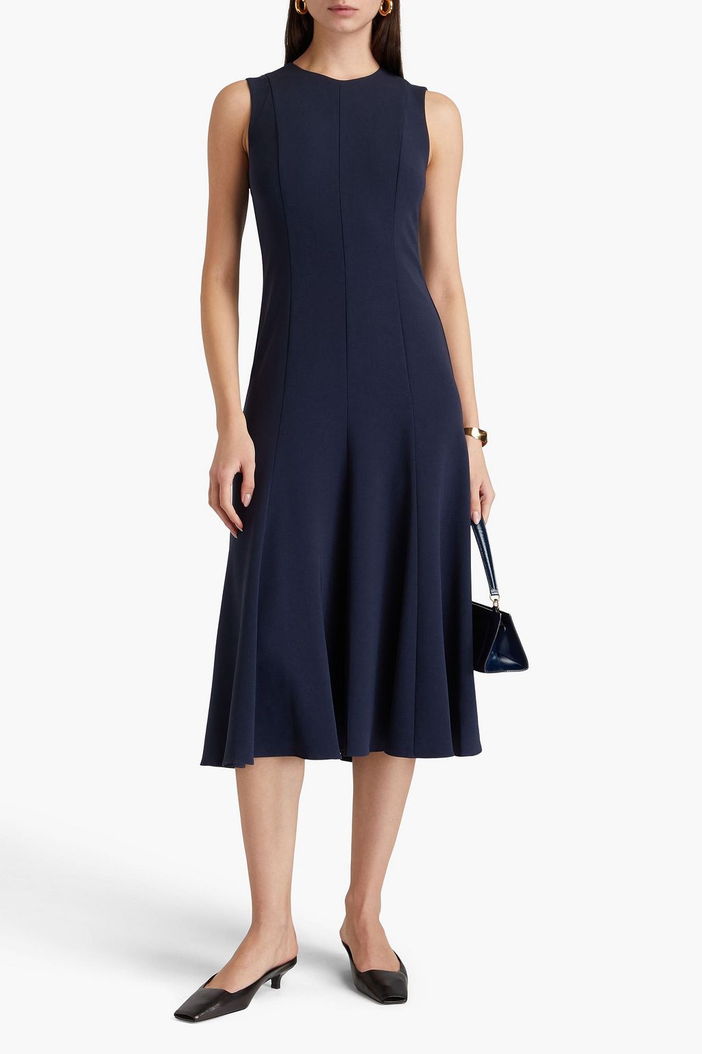 THEORY Crepe midi dress