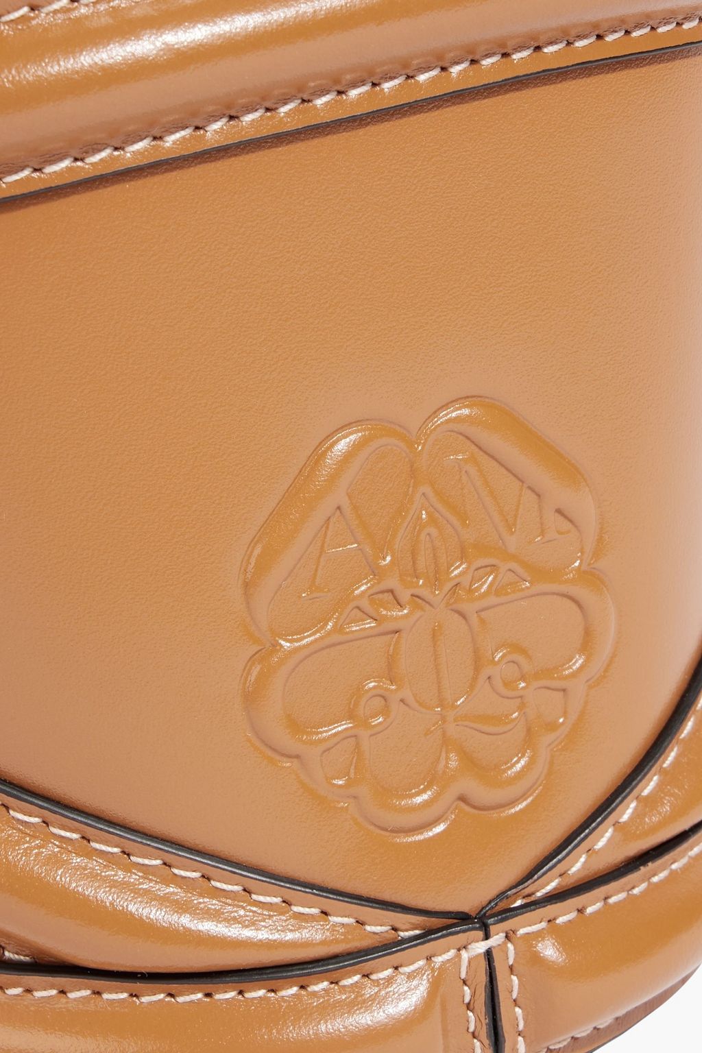 MCQUEEN The Curve micro leather cross-body bag
