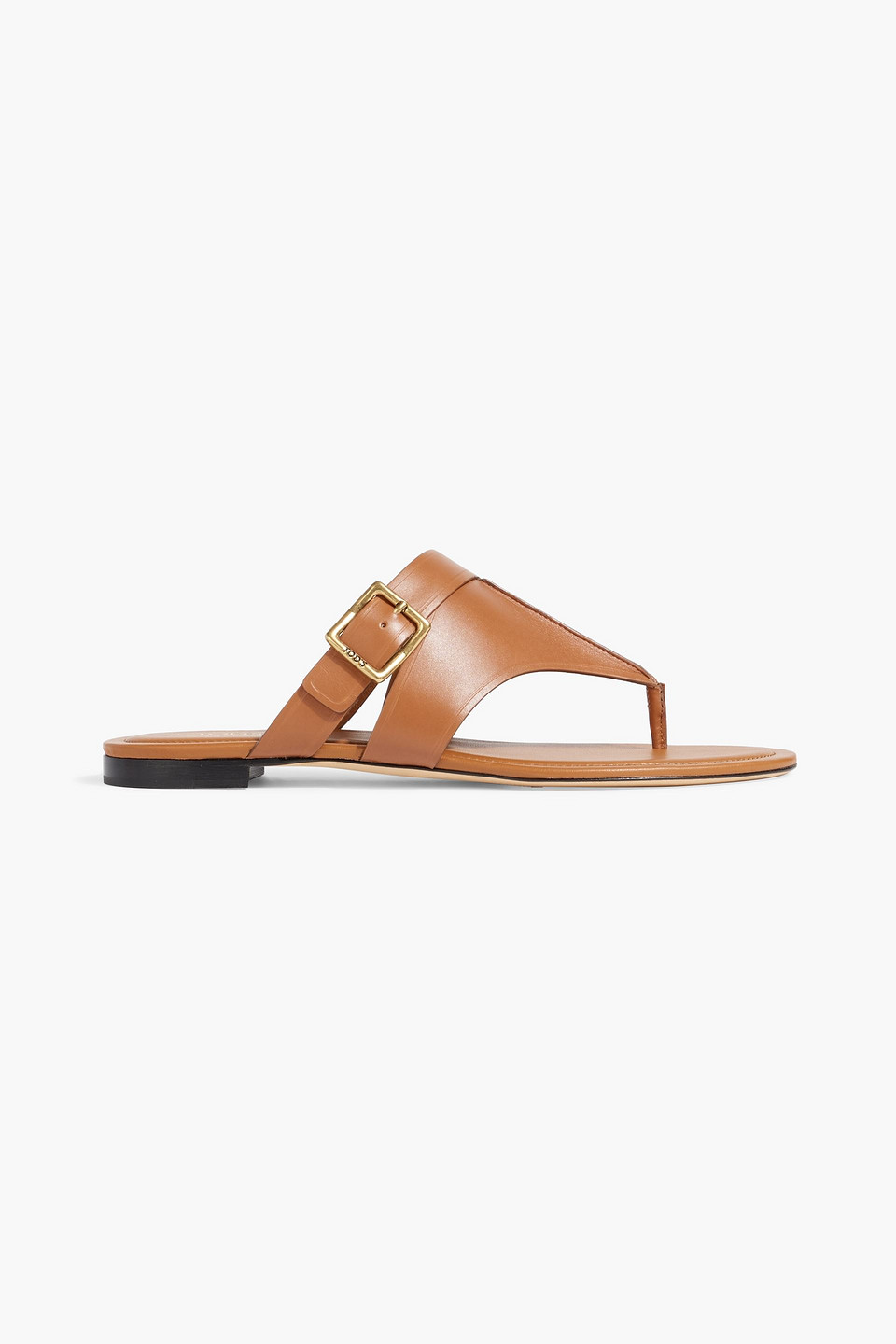 Tod's Leather Sandals In Light Brown