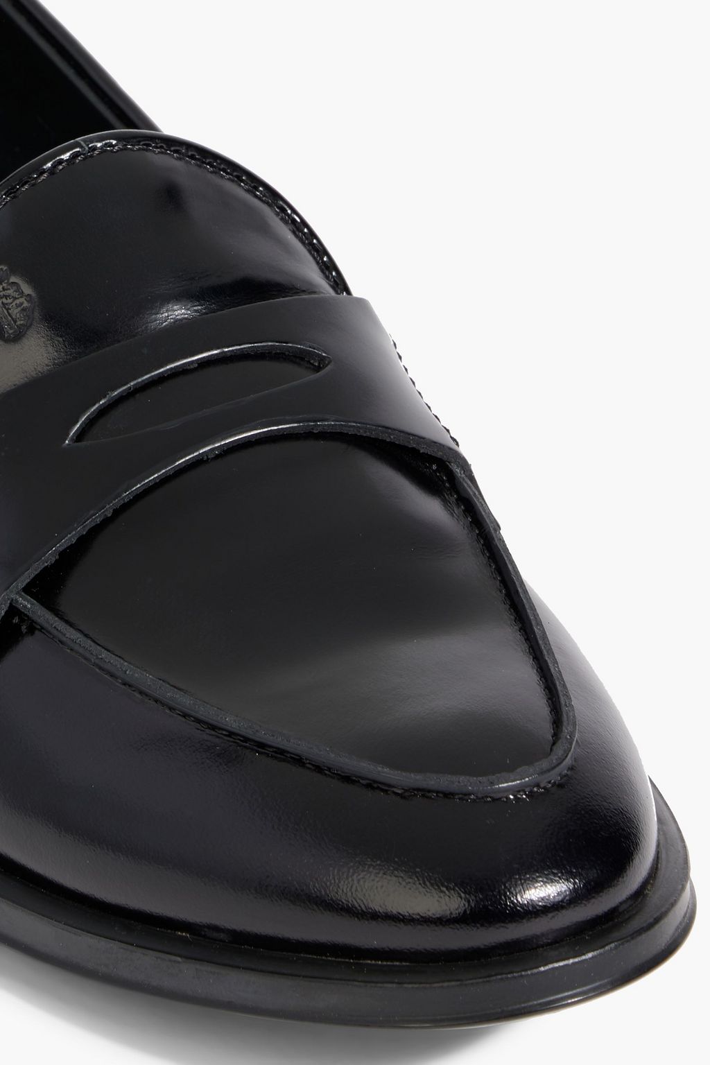 TOD'S Glossed-leather loafers