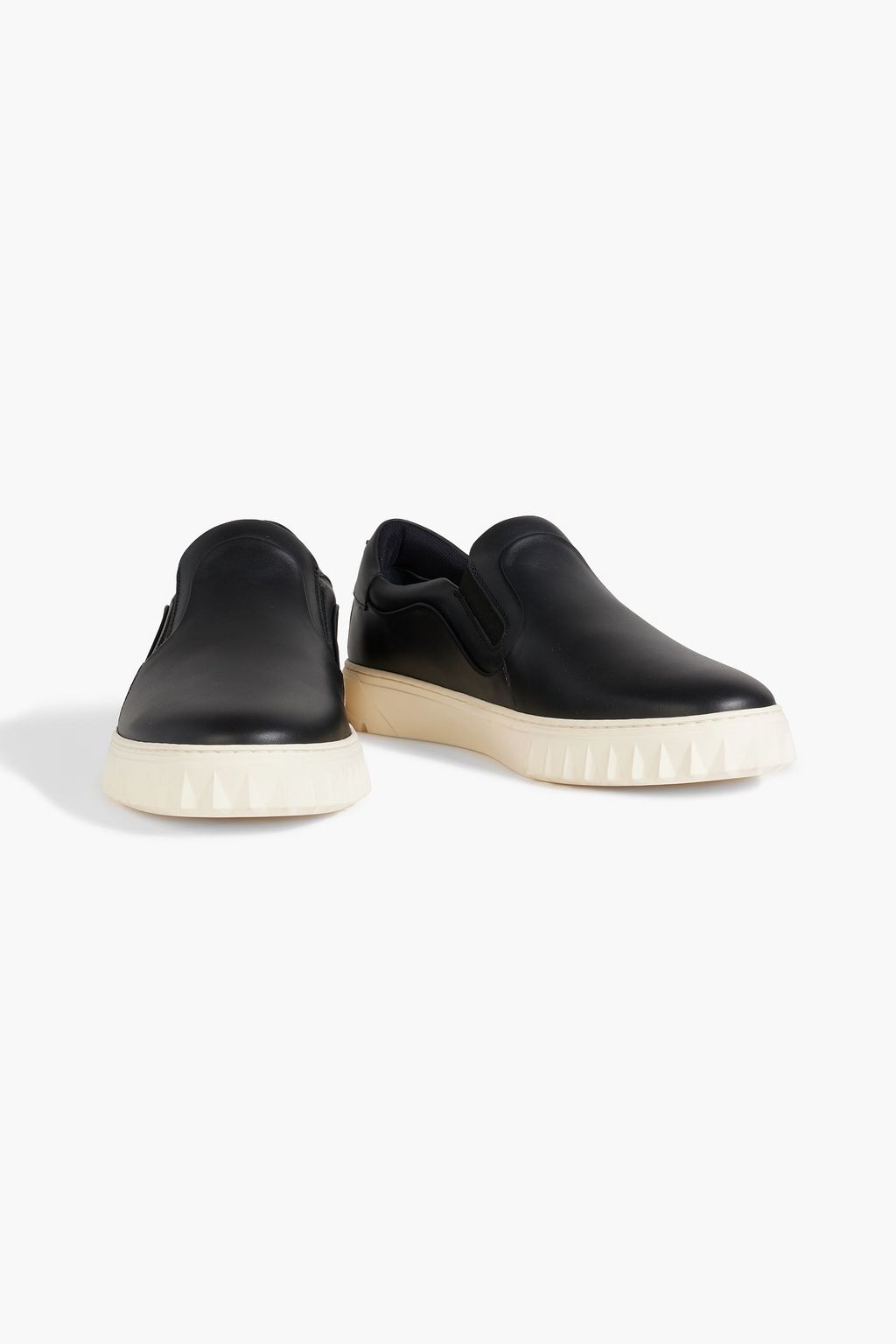 FERRAGAMO Cruise leather slip-on sneakers | THE OUTNET FERRAGAMO Cruise leather slip-on sneakers | THE OUTNET