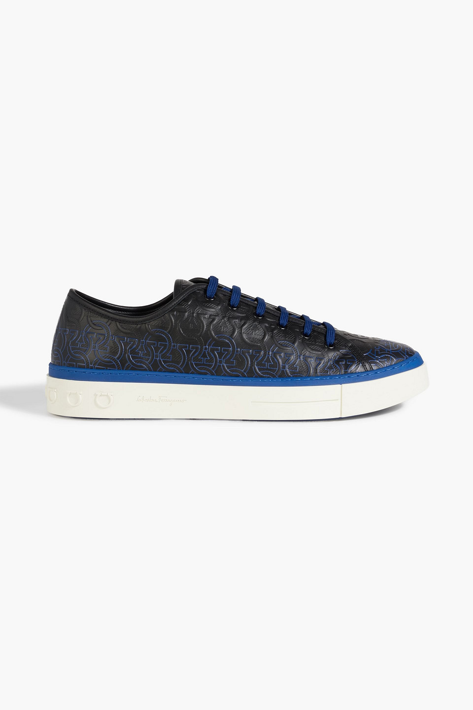 Pearce embossed leather sneakers