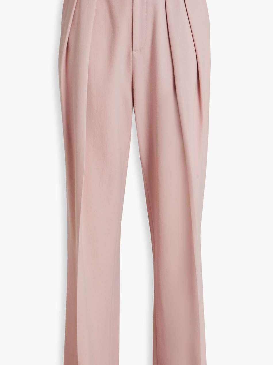 crepe wide-leg pants
