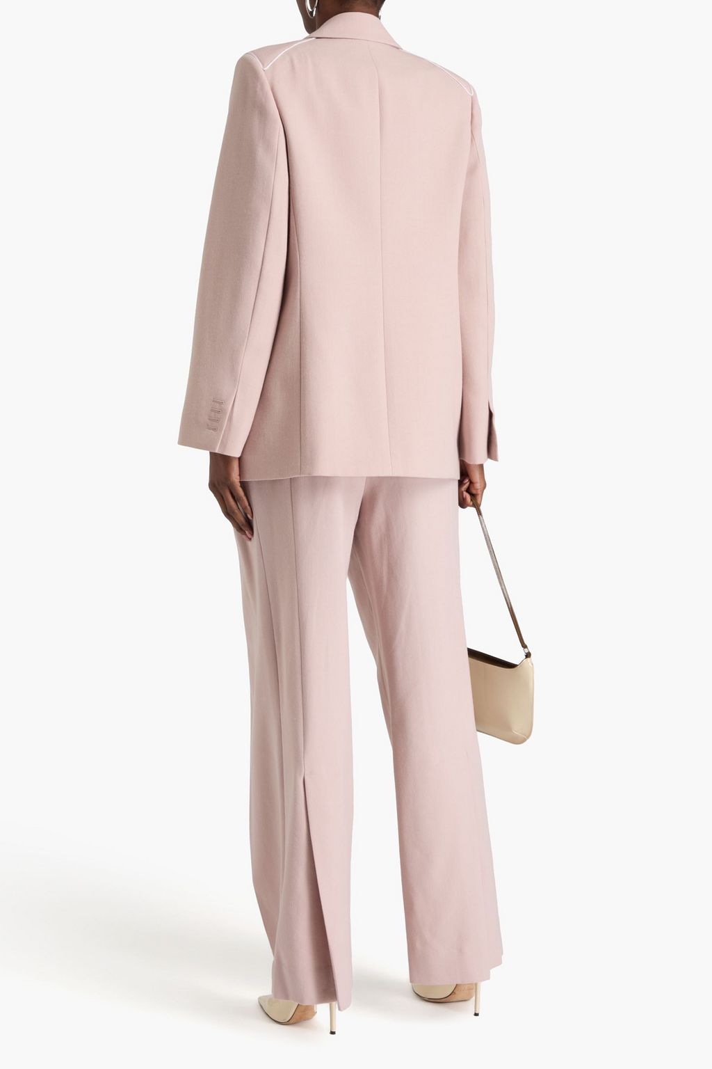 VICTORIA BECKHAM 크레이프 레이어드 블레이저