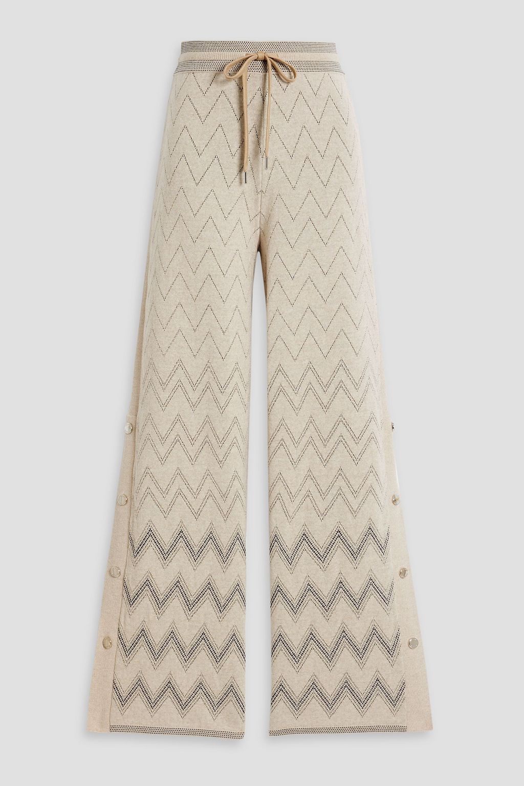 KHAITE Rico pleated twill wide-leg pants | THE OUTNET