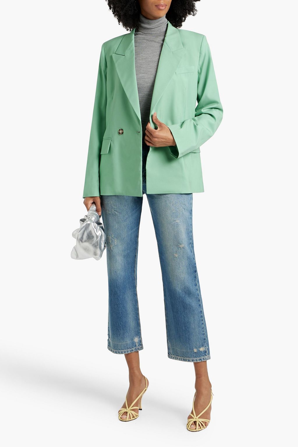 VICTORIA BECKHAM Double-breasted wool blazer