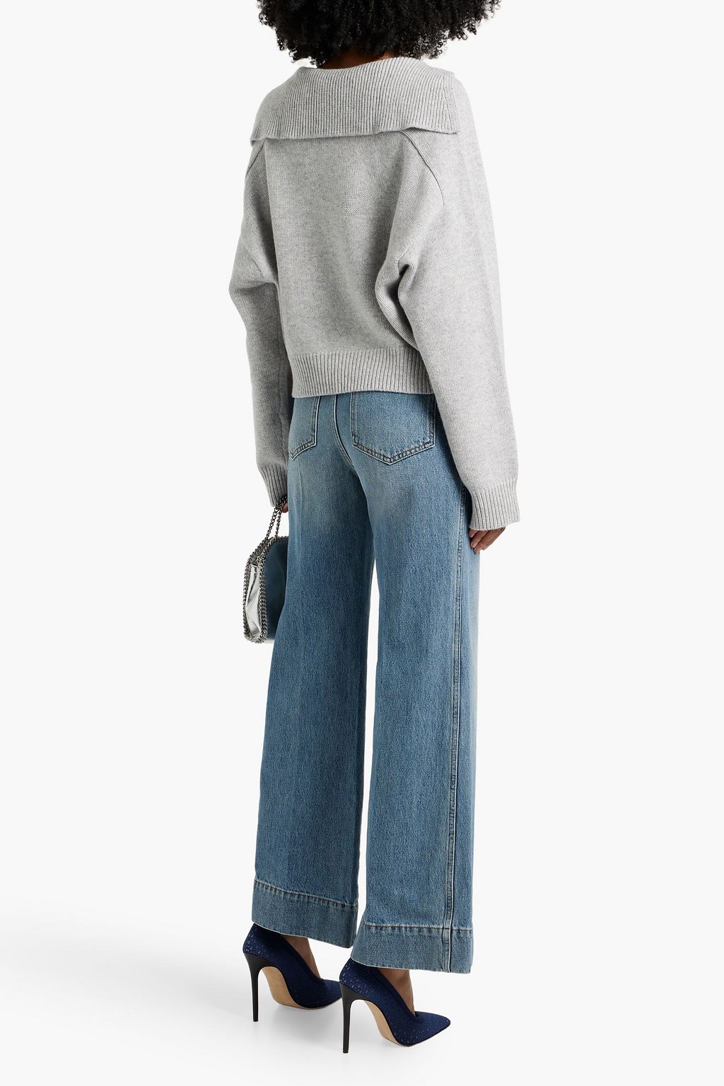 VICTORIA BECKHAM Alina high-rise wide-leg jeans
