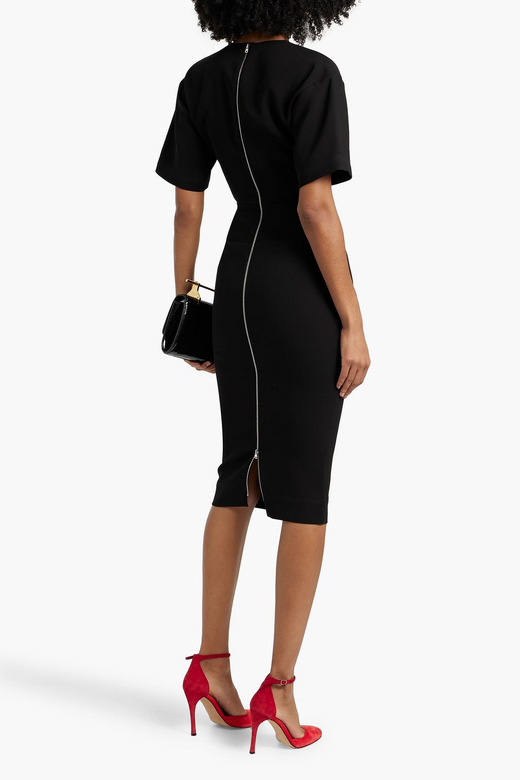 VICTORIA BECKHAM Ponte midi dress