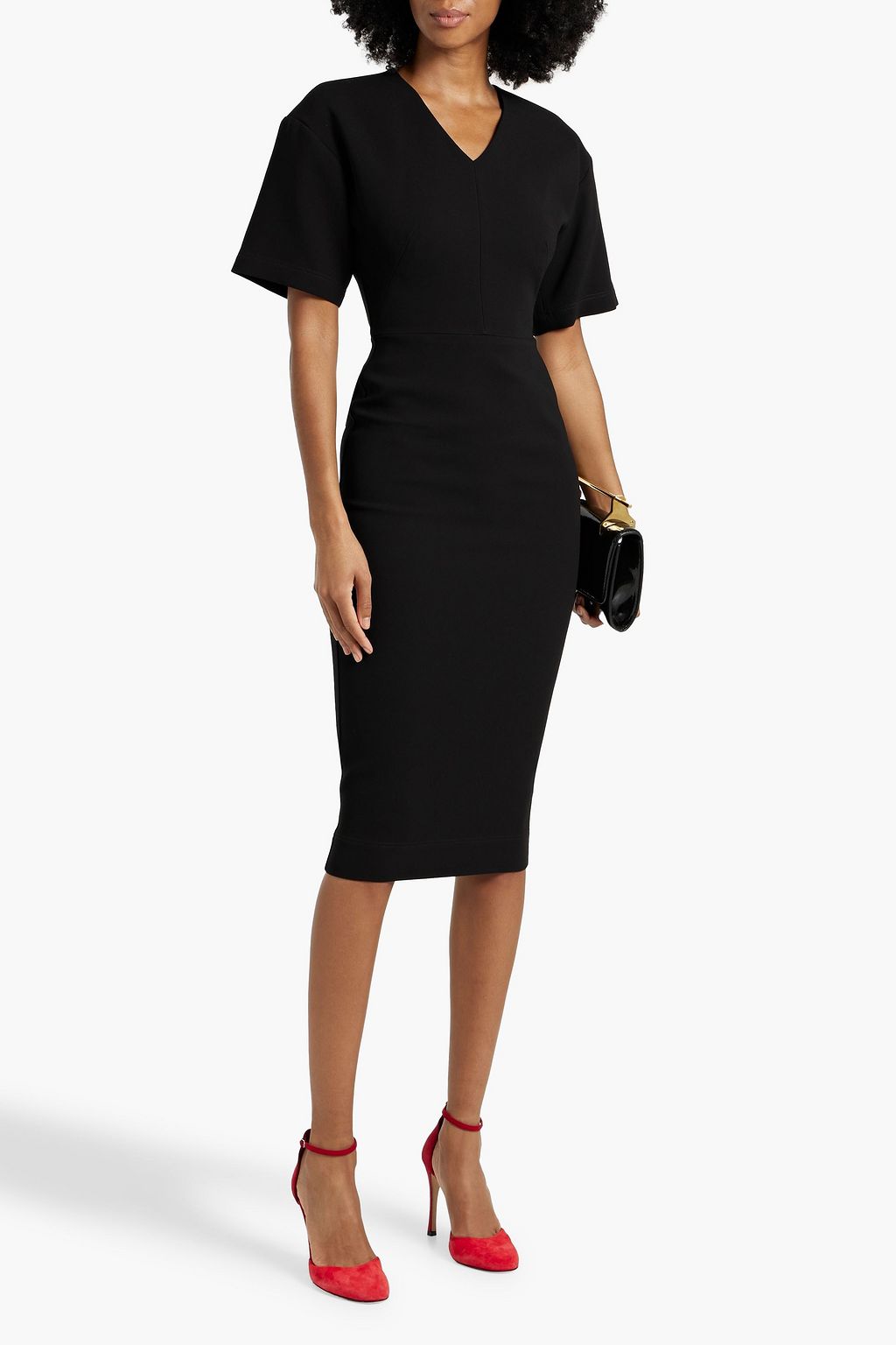 VICTORIA BECKHAM Ponte midi dress