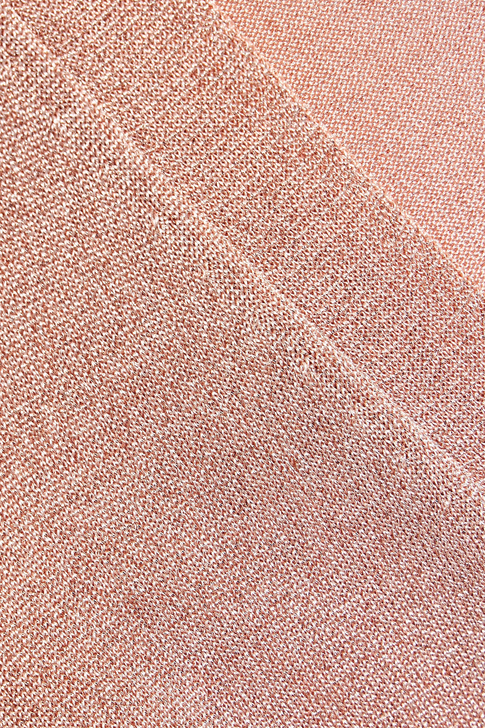 Missoni Metallic-threading Belted Cardigan In Roségold