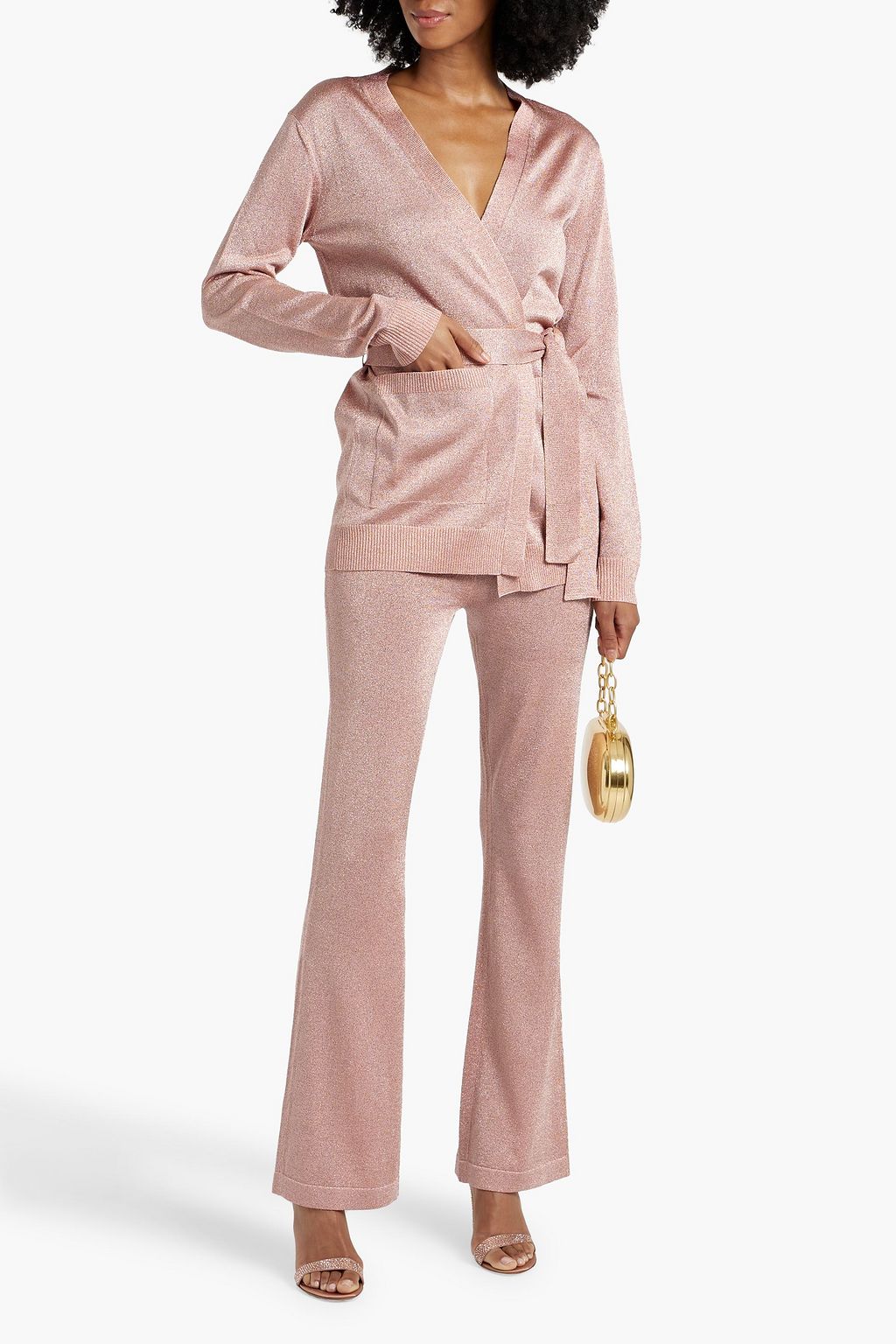 MISSONI Metallic knitted cardigan