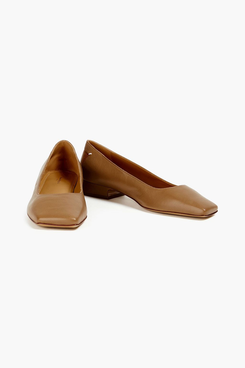 MAISON MARGIELA حذاء باليرينا مسطح من الجلد