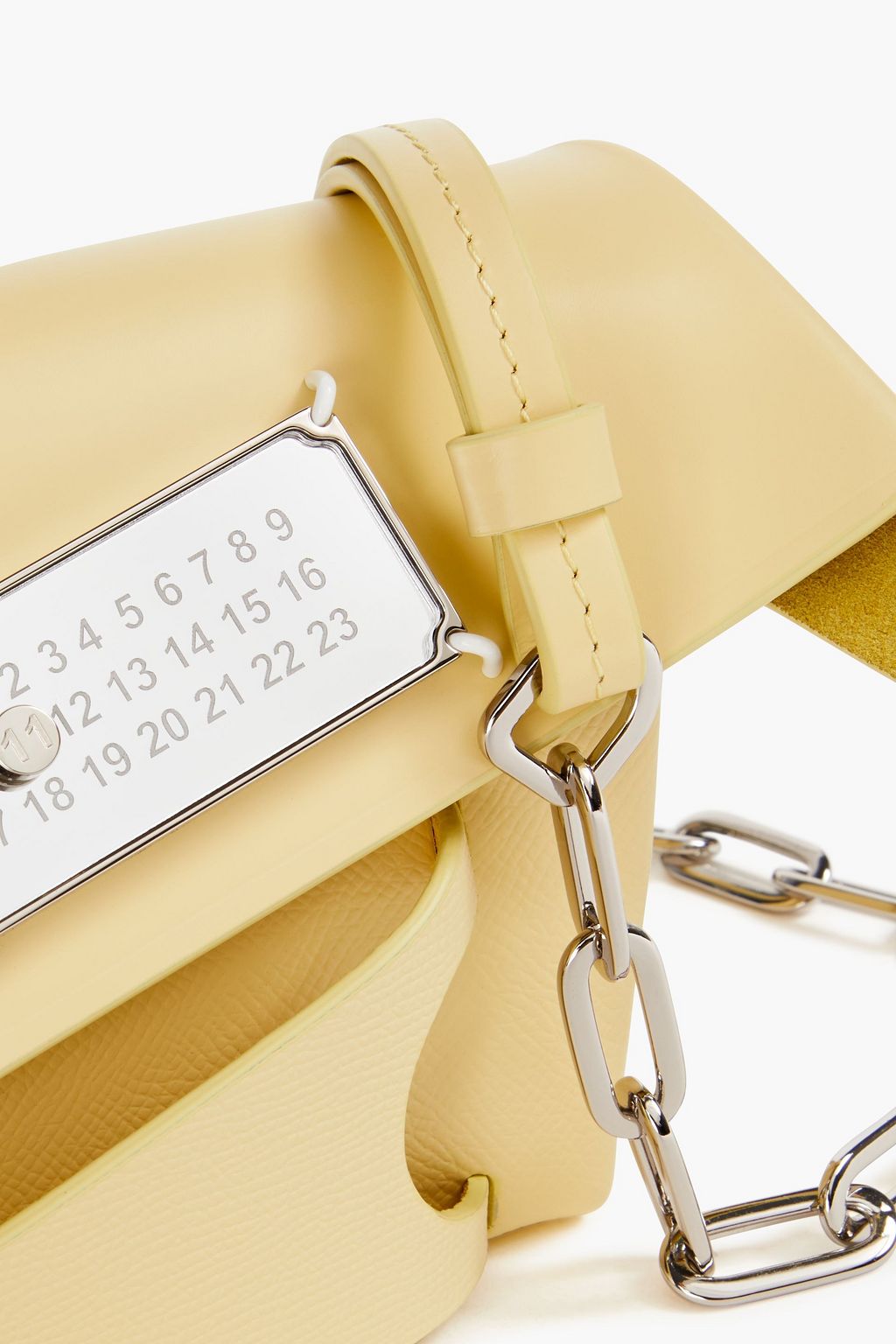 MAISON MARGIELA Snatched leather clutch