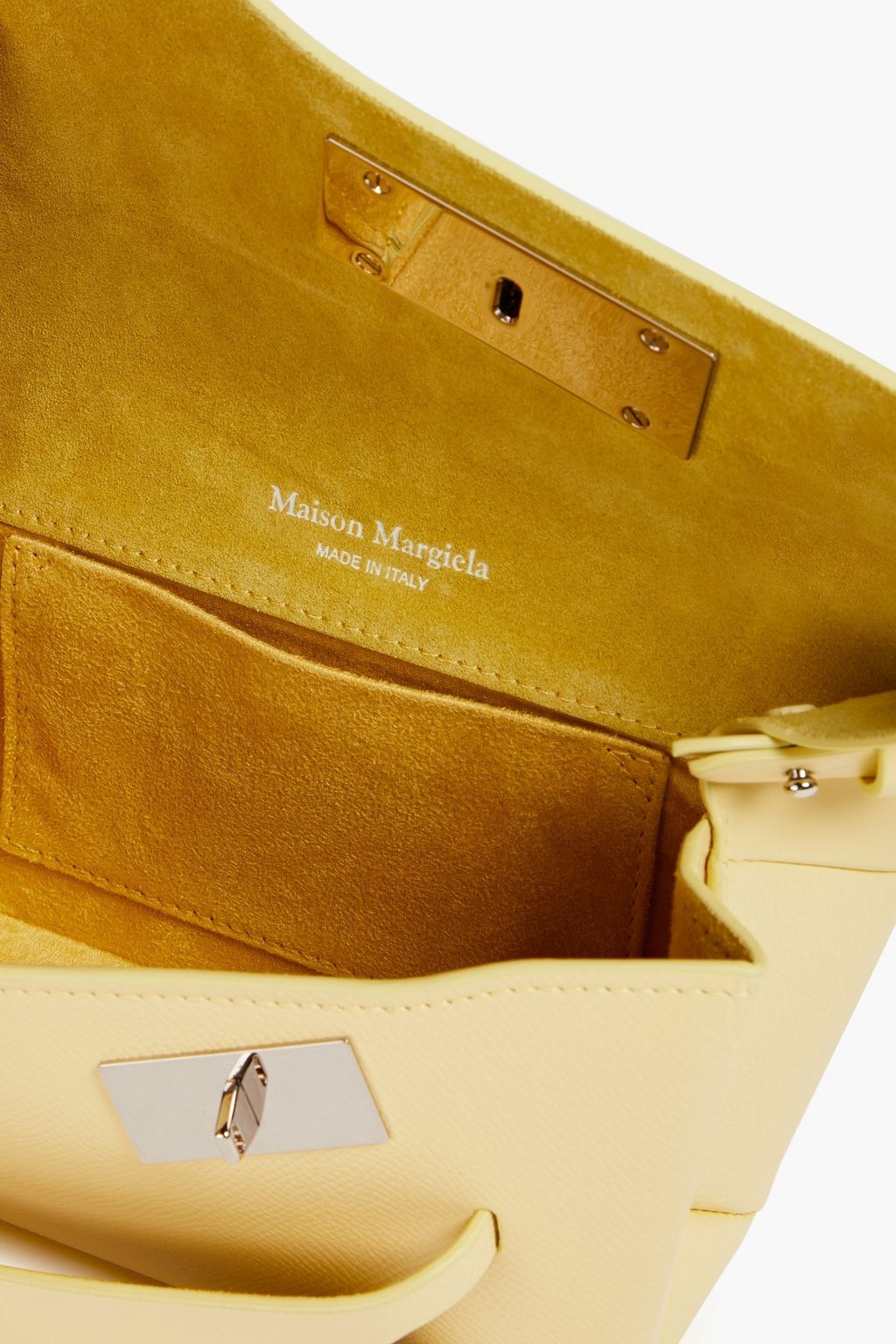 MAISON MARGIELA Snatched leather clutch
