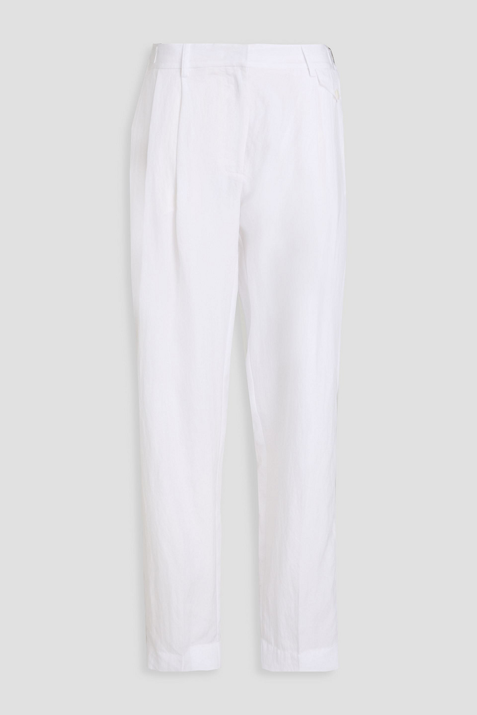 3.1 Phillip Lim Pleated Tencel-blend™ Tapered Pants In White