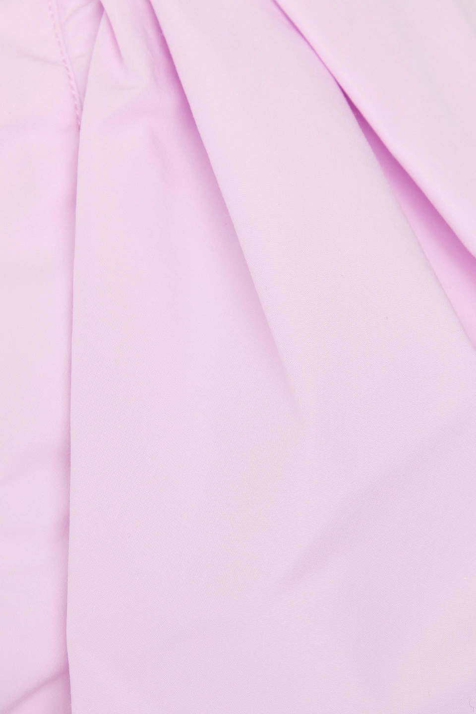3.1 Phillip Lim Puff-sleeve Cotton-blend Top In Lilac