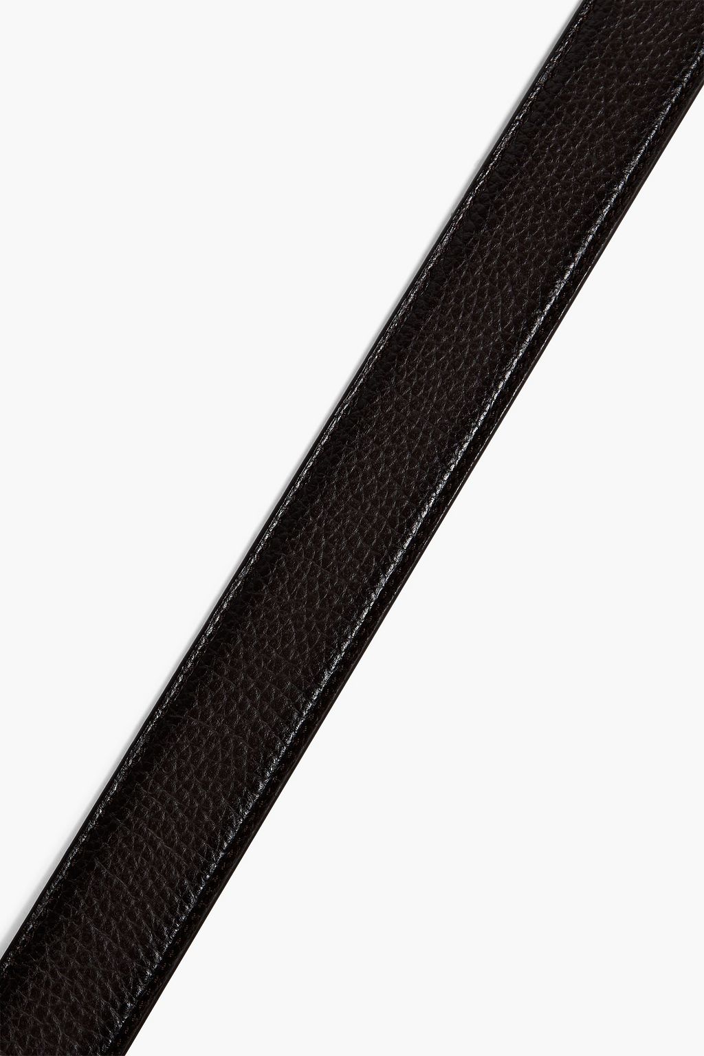 MONTBLANC ぺブル加工レザー ベルト