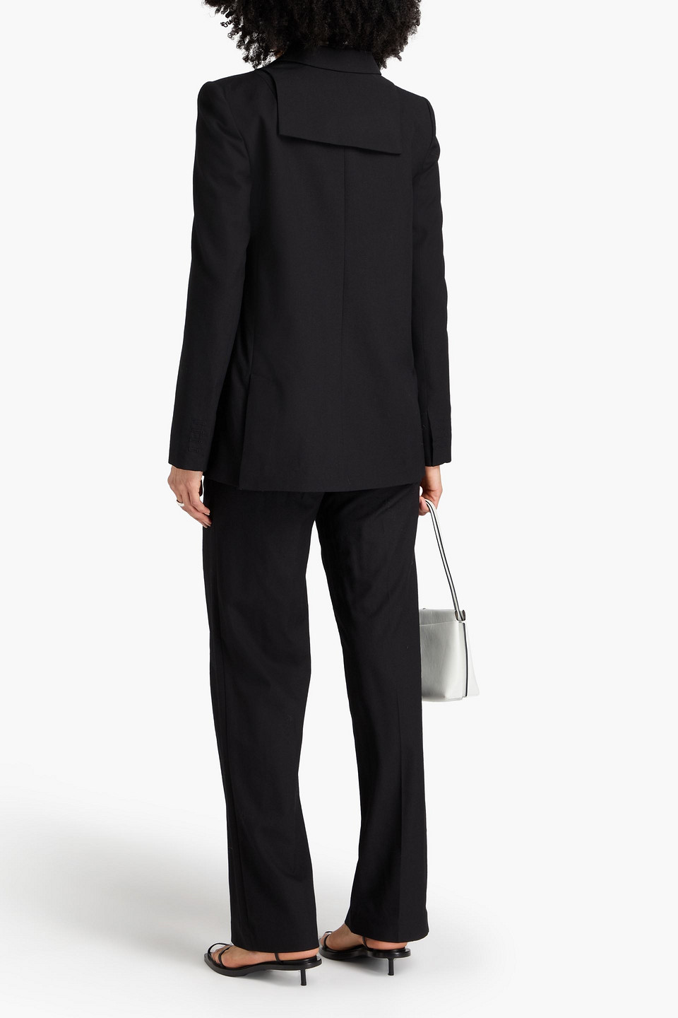  Tibi - Wool-twill Blazer - Black - Us 0 