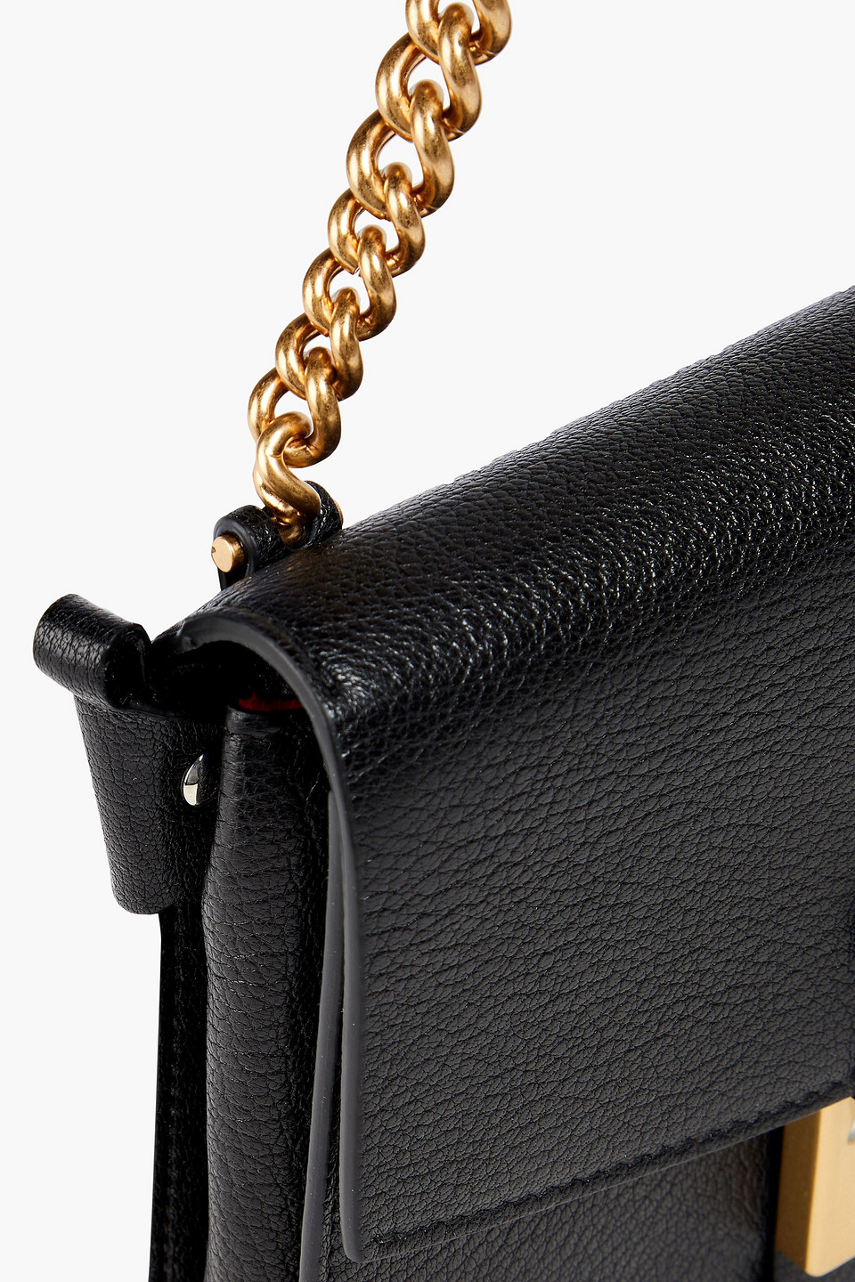 Maison Margiela Two-tone Shoulder Bag In Schwarz