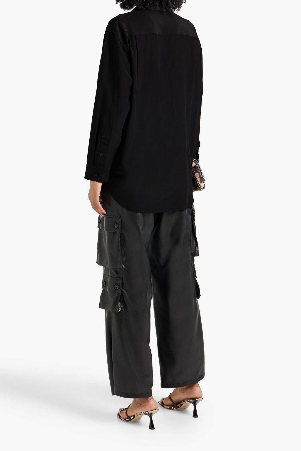 NILI LOTAN Ellias silk shirt