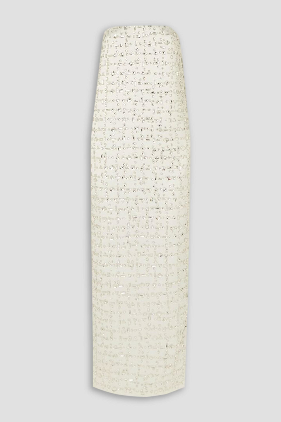 16arlington Blaise Strapless Crystal-embellished Duchesse-satin Maxi Dress In Ivory