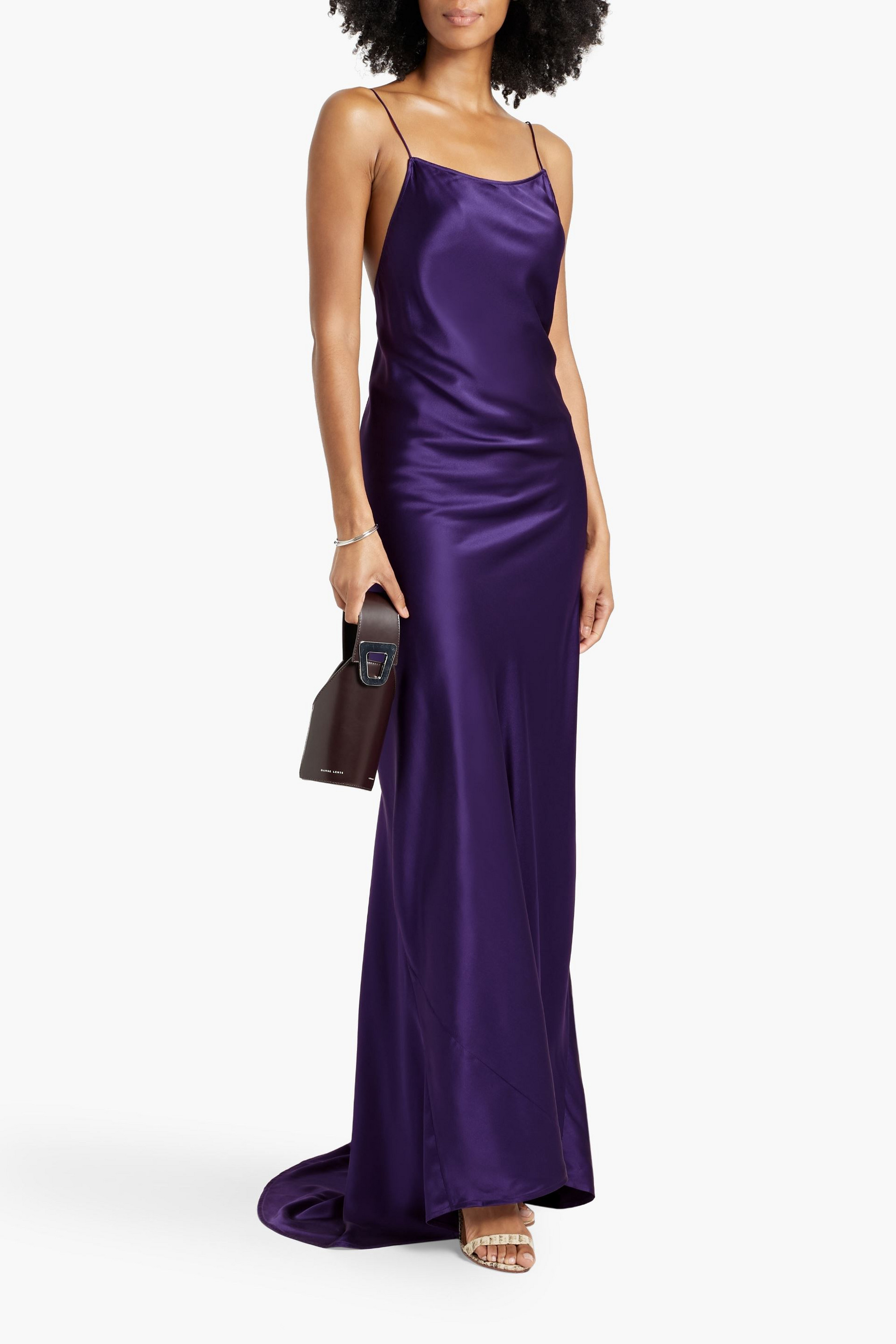 Nili Lotan Elizabeth silk-satin gown
