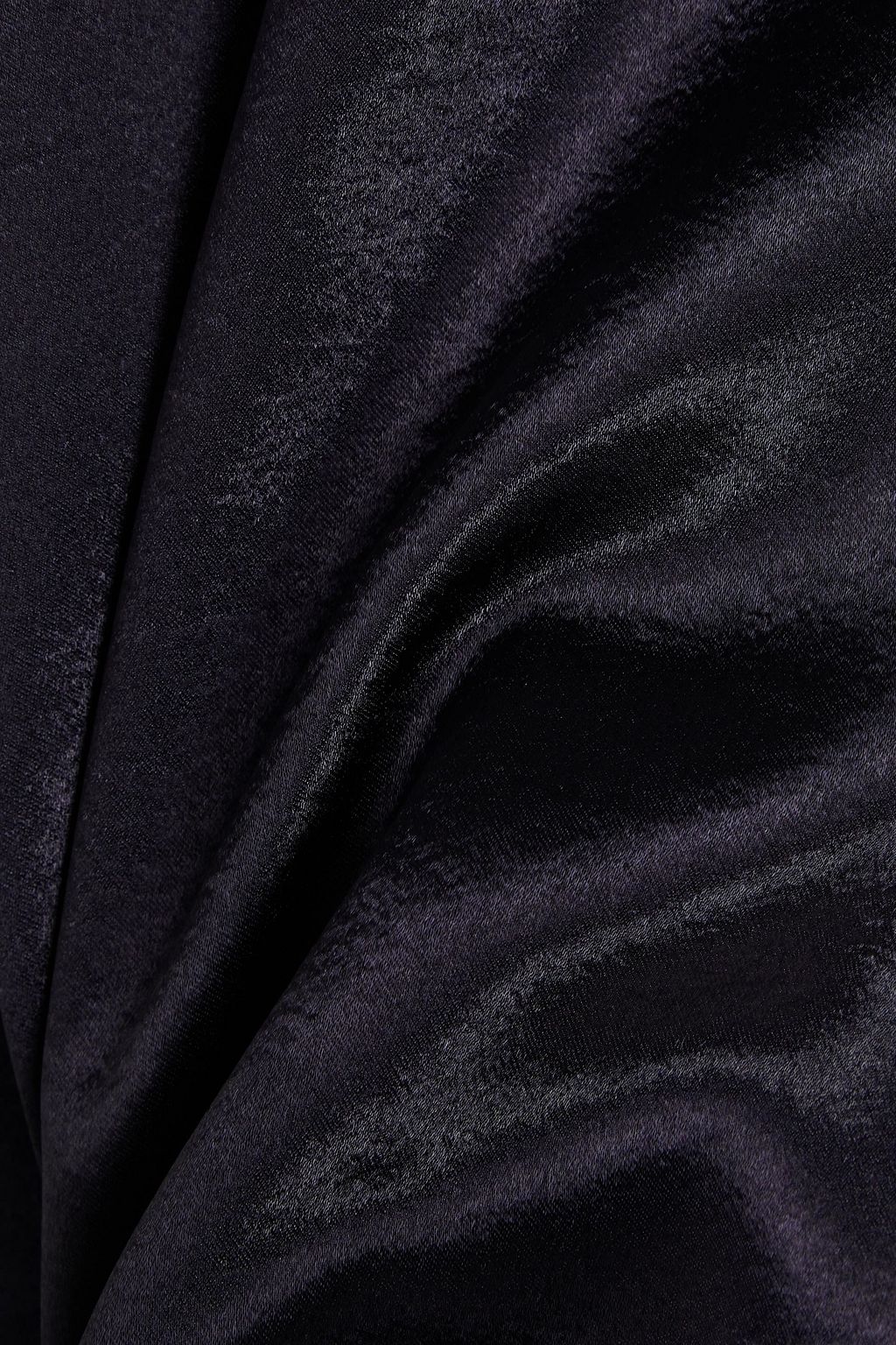 TIBI فستان سهل الارتداء متوسط الطول من ساتان كريب