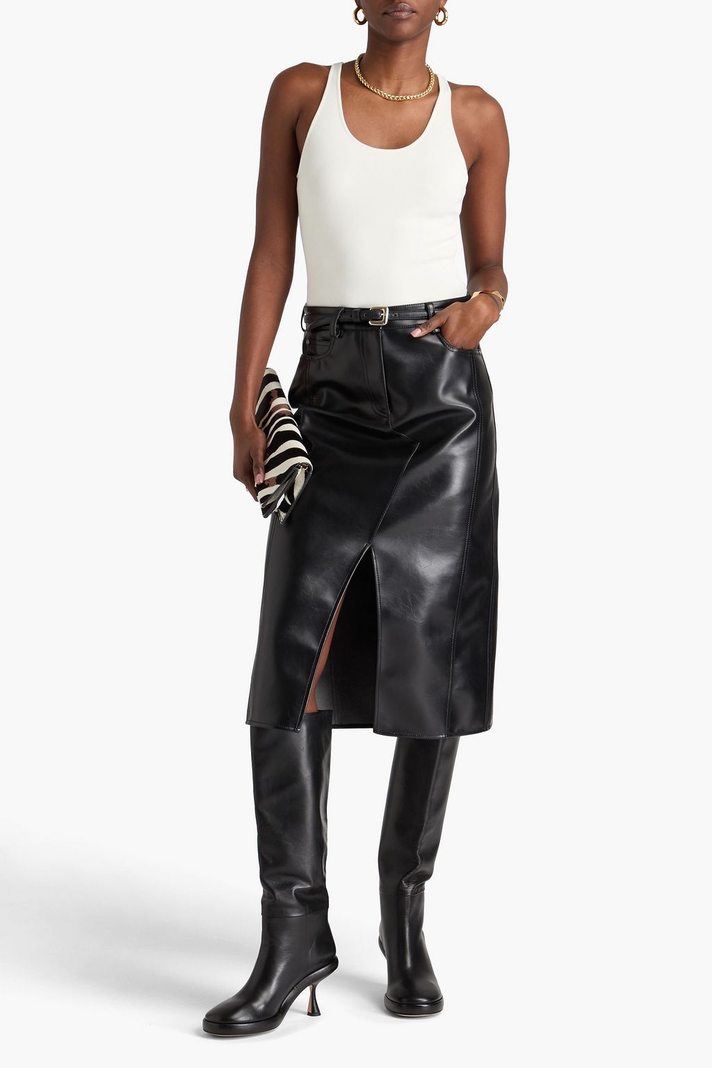 STELLA MCCARTNEY تي شيرت بدون أكمام محبوك