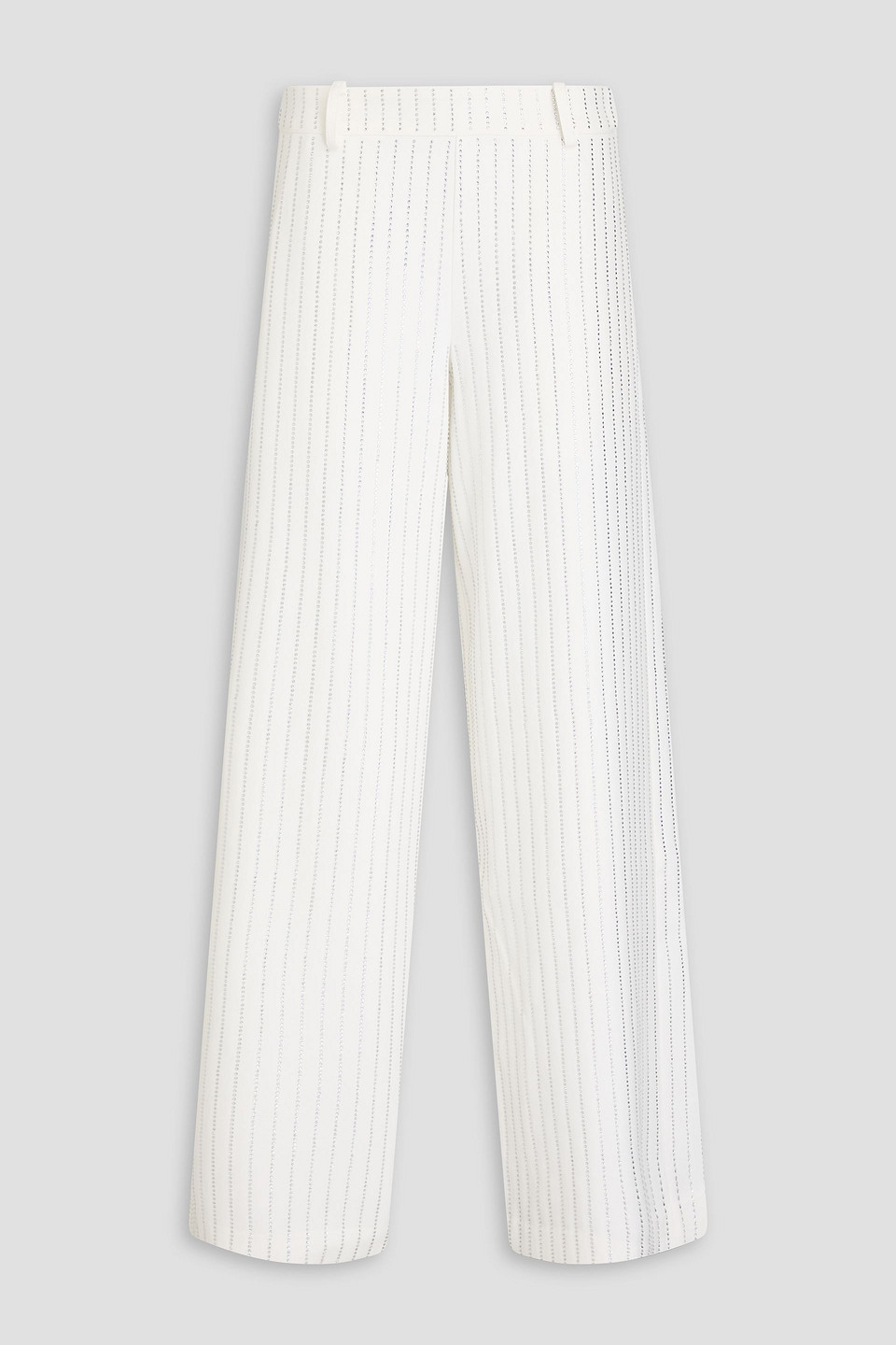 Retrofête Baylor crystal-embellished crepe wide-leg pants