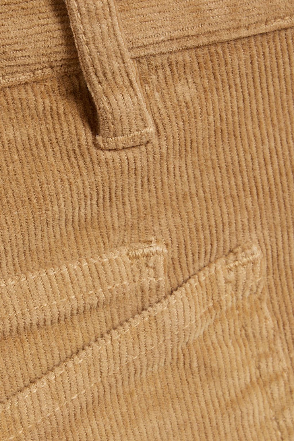 NILI LOTAN Shon cropped cotton-blend corduroy tapered pants