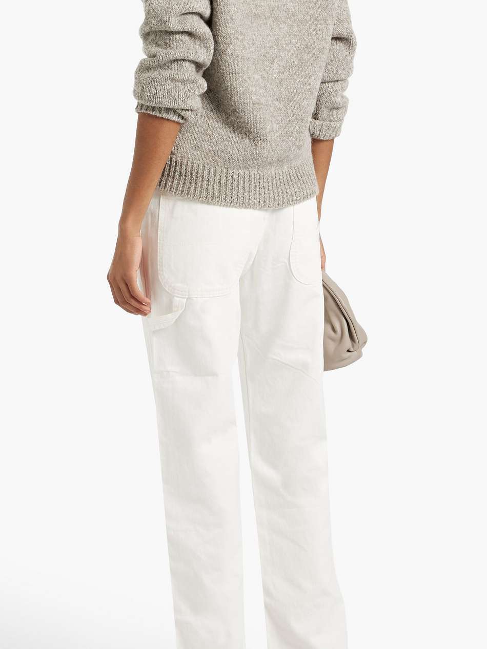 calvin high-rise straight-leg jeans