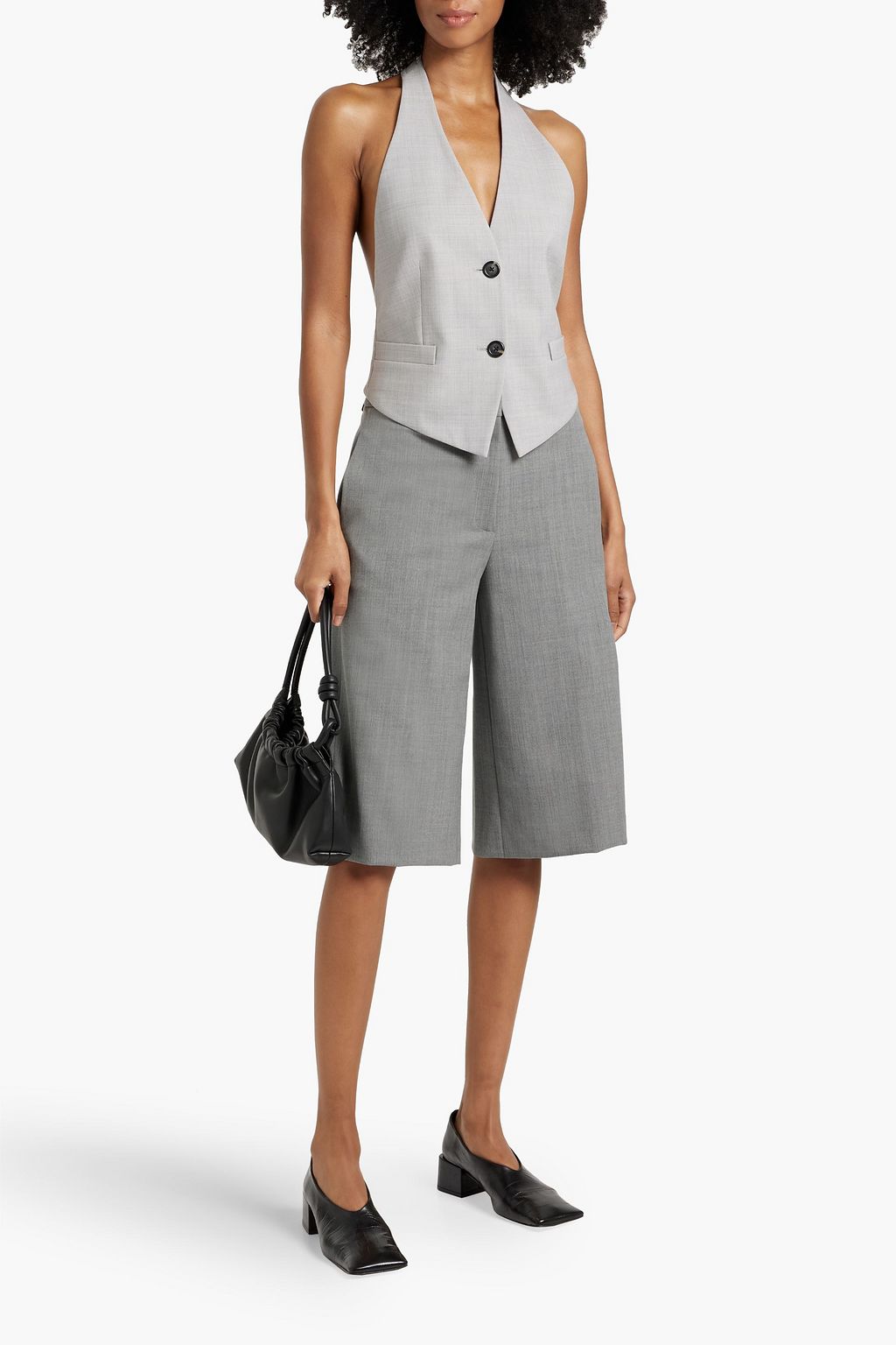 NILI LOTAN Erza Culottes aus Woll-Crêpe