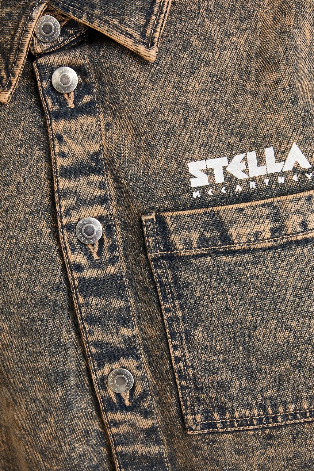 STELLA MCCARTNEY جاكيت من الدنيم بلون باهت