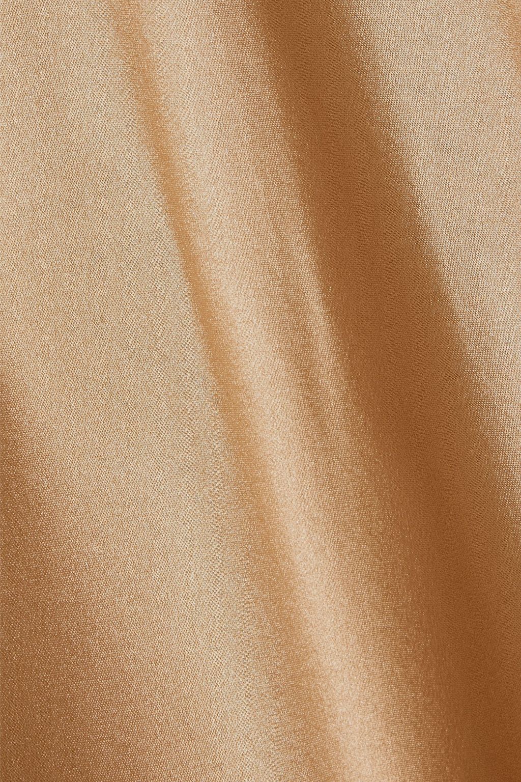 NILI LOTAN Cami silk-satin midi dress