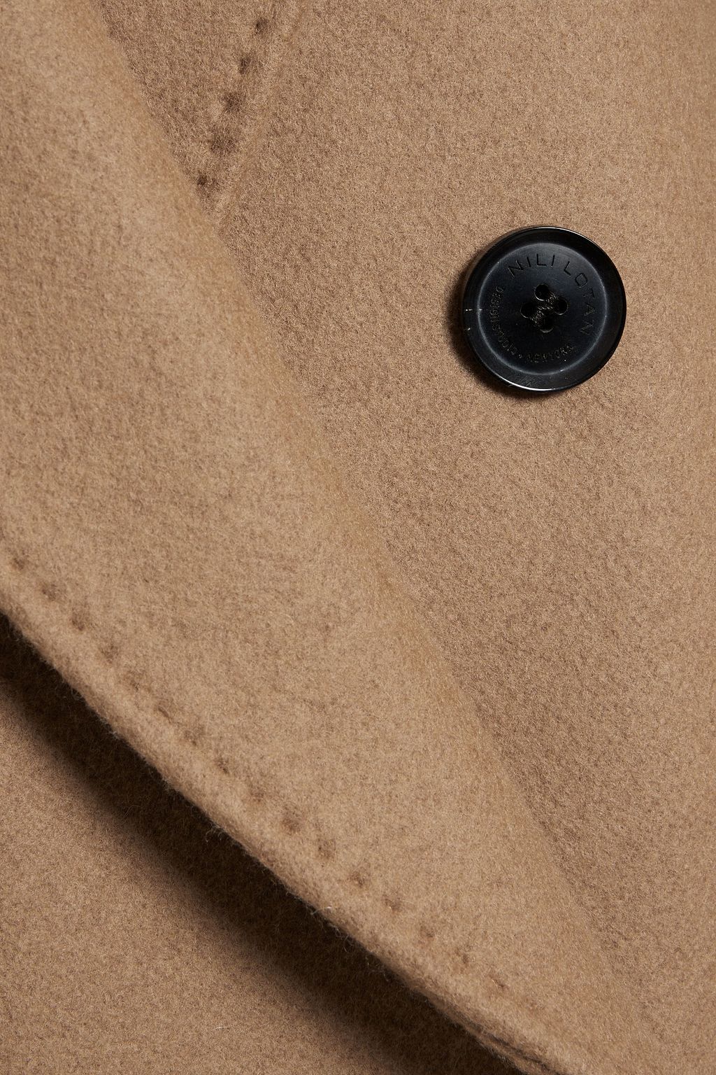 NILI LOTAN Edmont double-breasted wool-blend coat