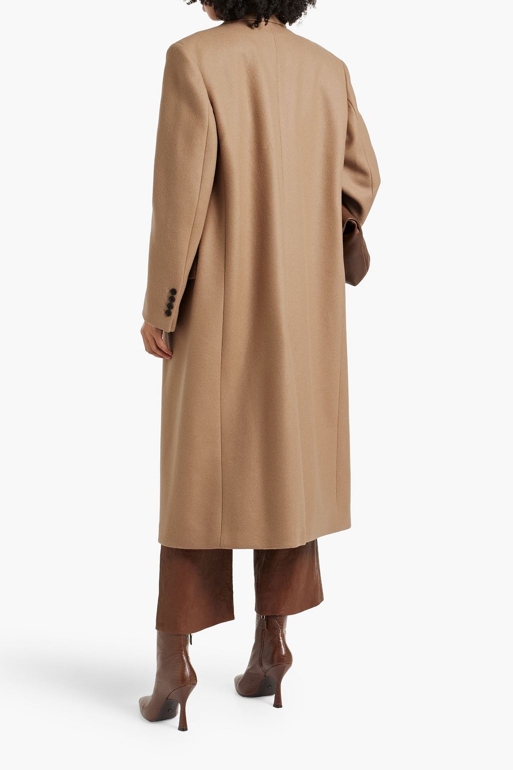 NILI LOTAN Edmont double-breasted wool-blend coat