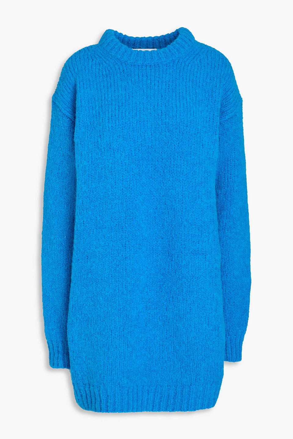 Tibi Alpaca-blend Sweater In Cobalt Blue