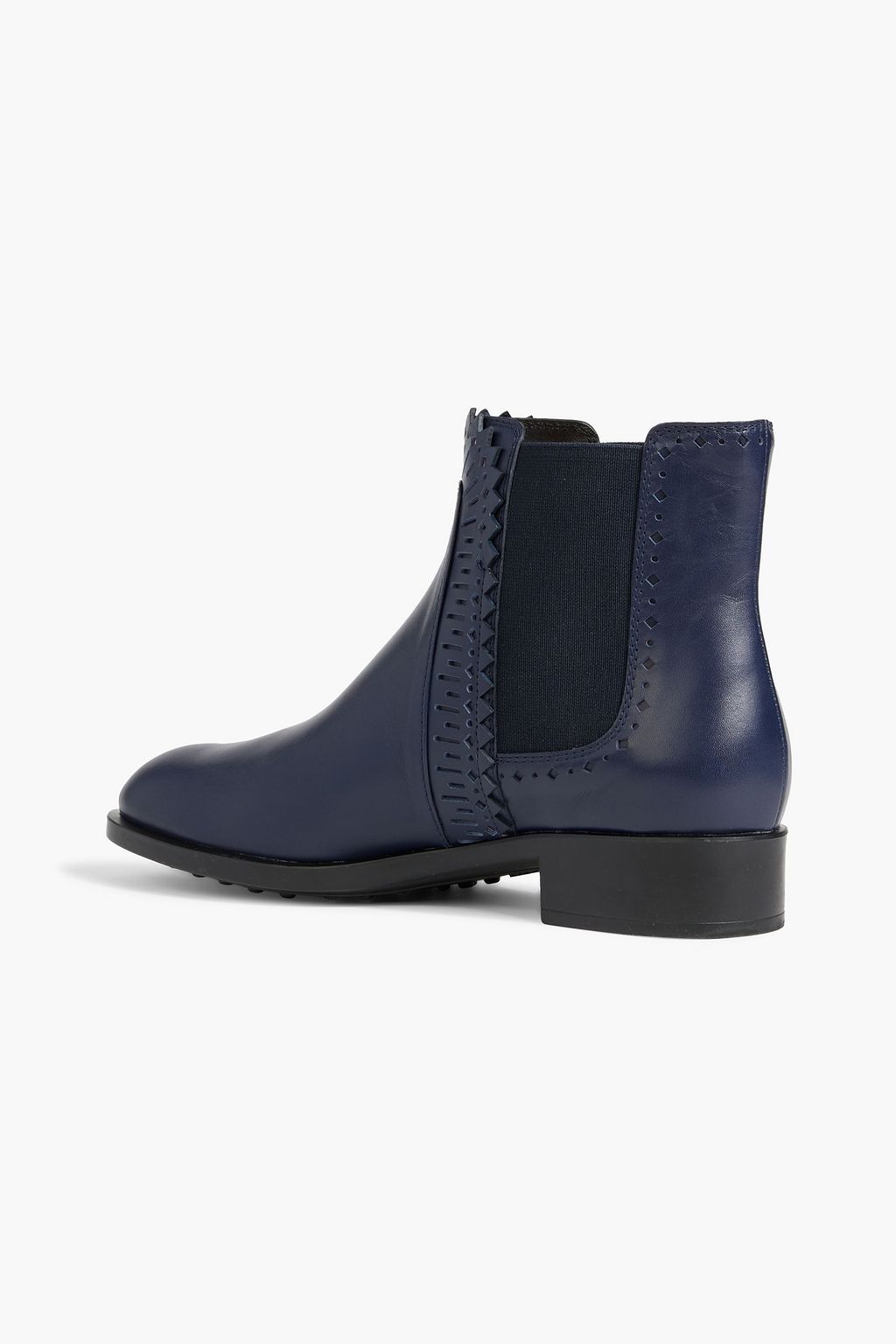 TOD'S Laser-cut leather Chelsea boots