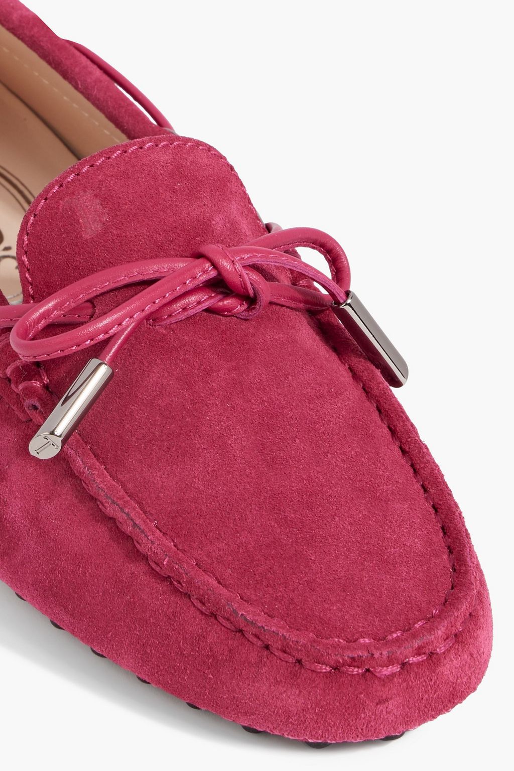 TOD'S Heaven Lacetto suede loafers