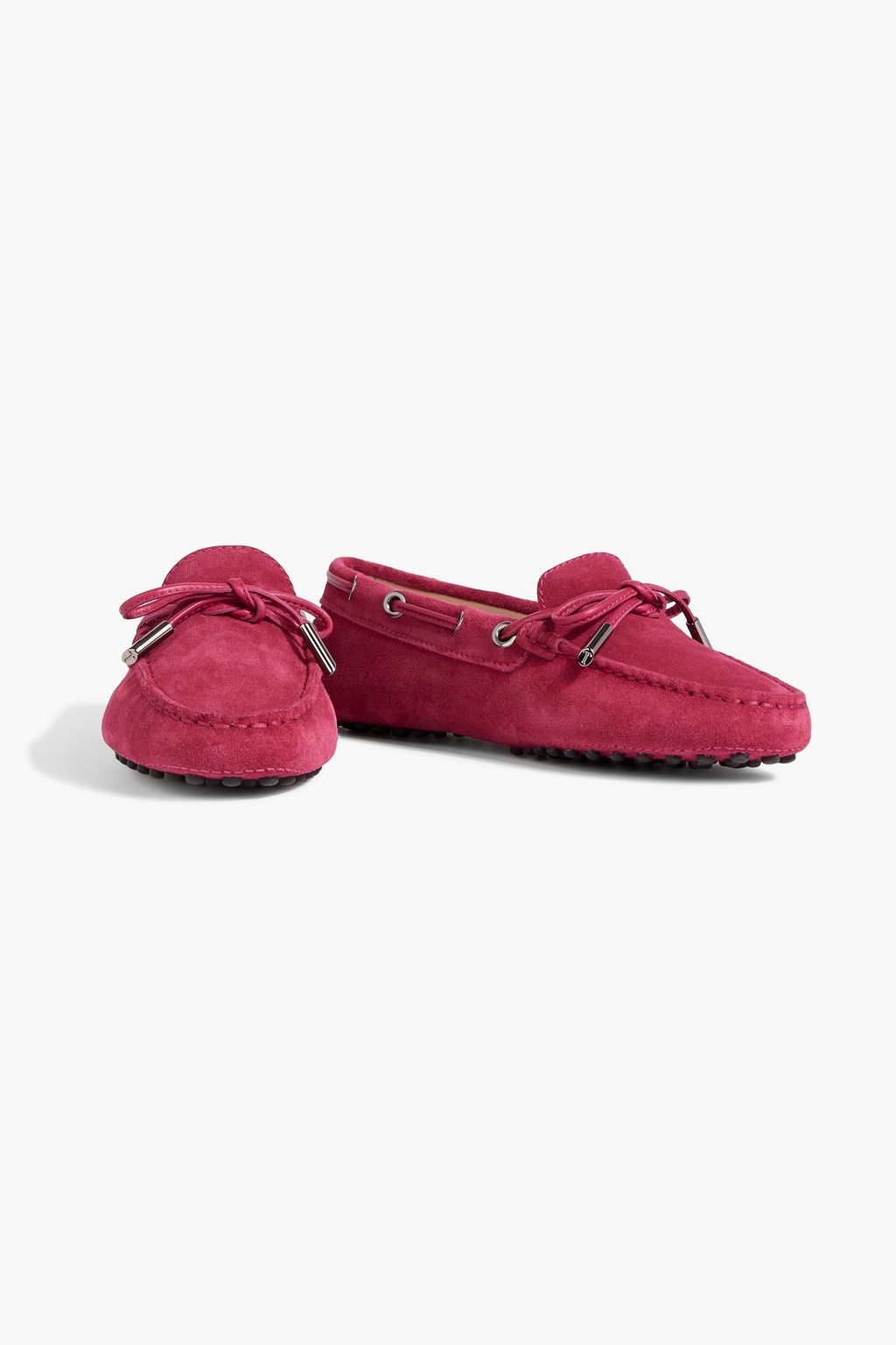 TOD'S Heaven Lacetto suede loafers