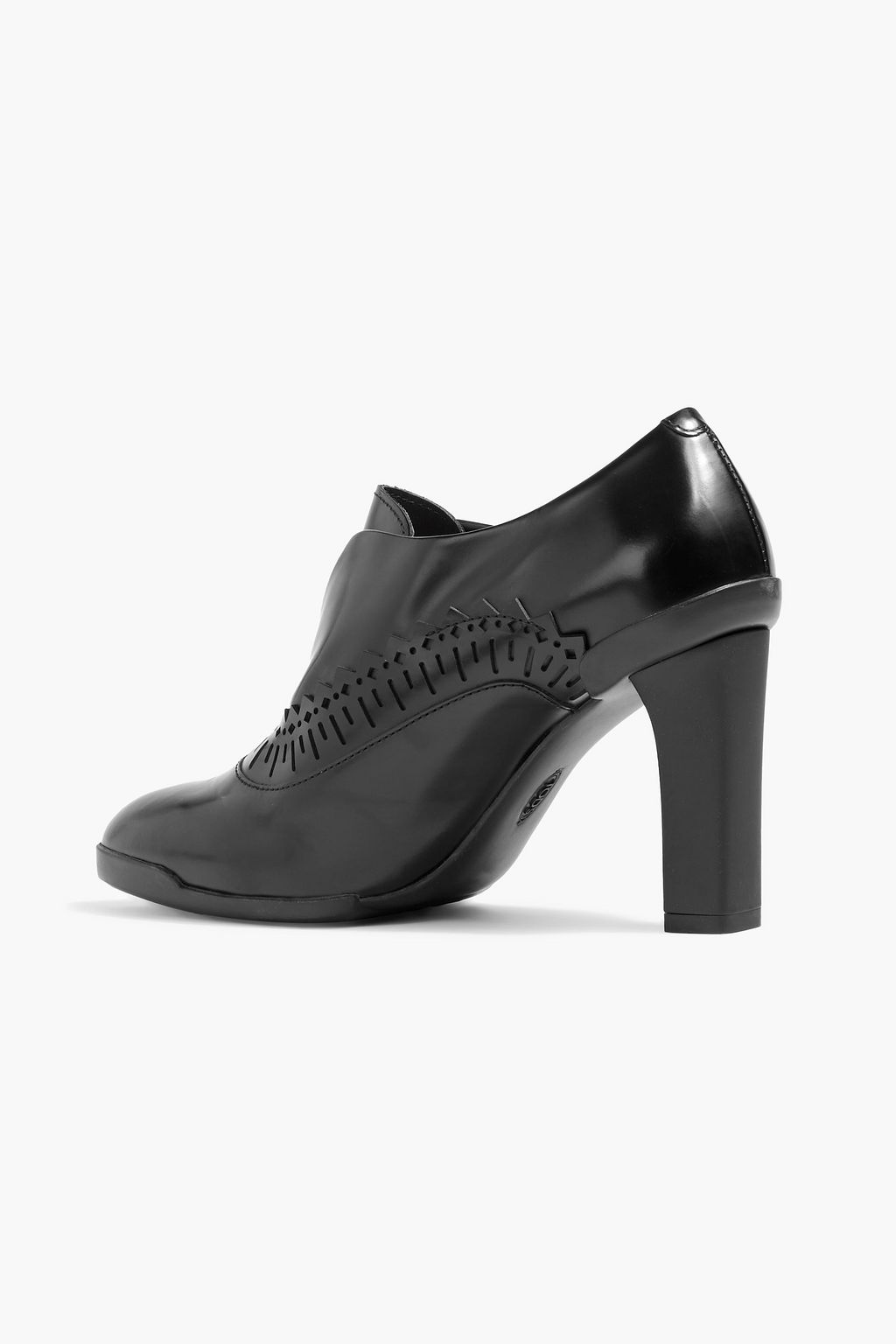 TOD'S Laser-cut leather ankle boots