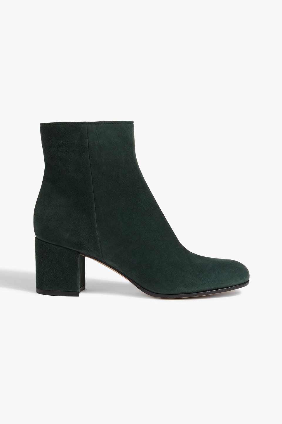 Gianvito Rossi Margaux 60 Suede Ankle Boots In Forest Green