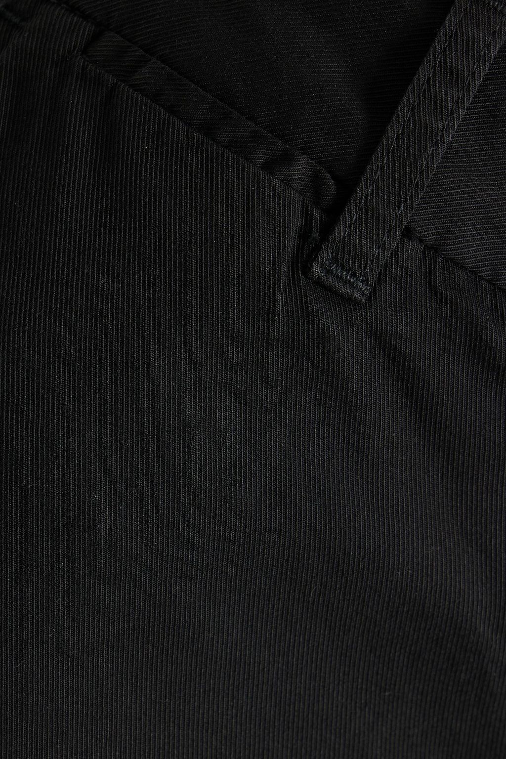 NILI LOTAN East Hampton cropped cotton-blend twill slim-leg pants